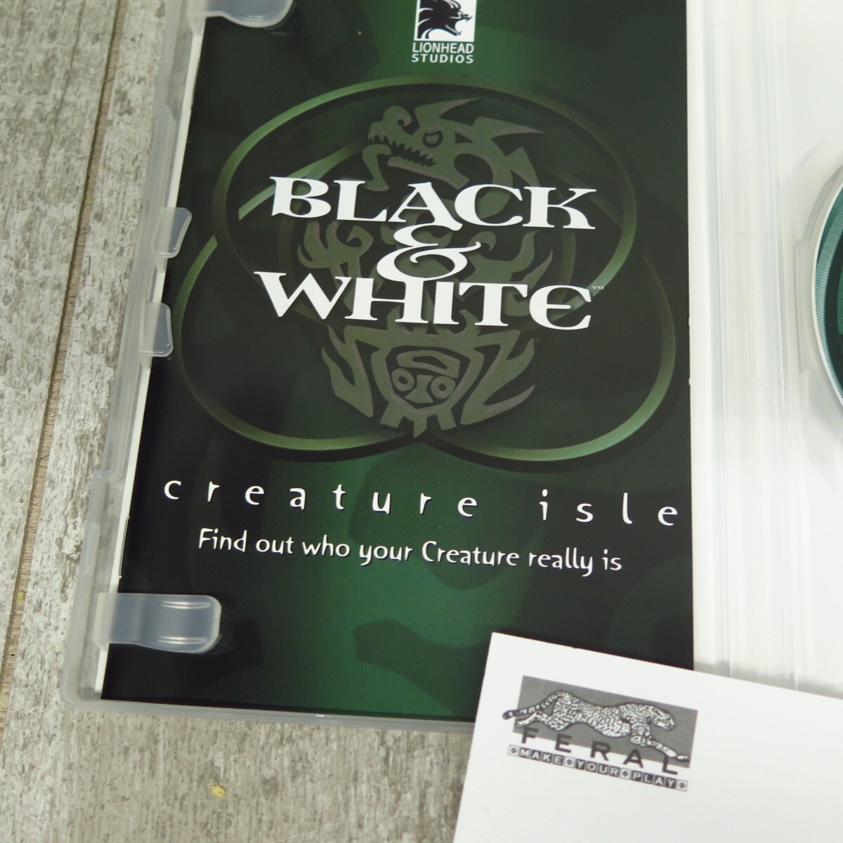 Black & White Creature Isle add on Disc for Mac OS X