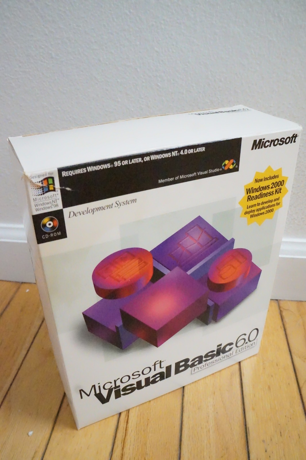 Microsoft Visual Basic 6.0 Professional 6 PRO FULLVER Works n Windows 95 ~ 11 #3