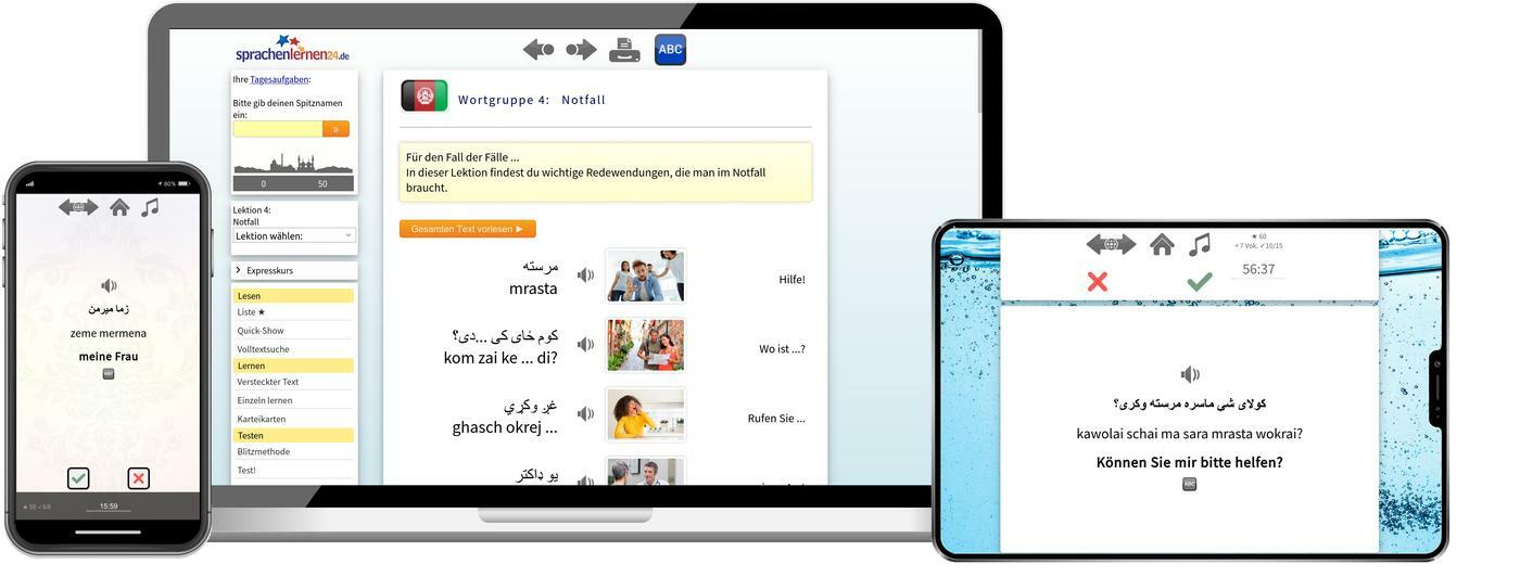 Learn Pashto Express Course A1 Fit for Travel Online Language Learning Course 24