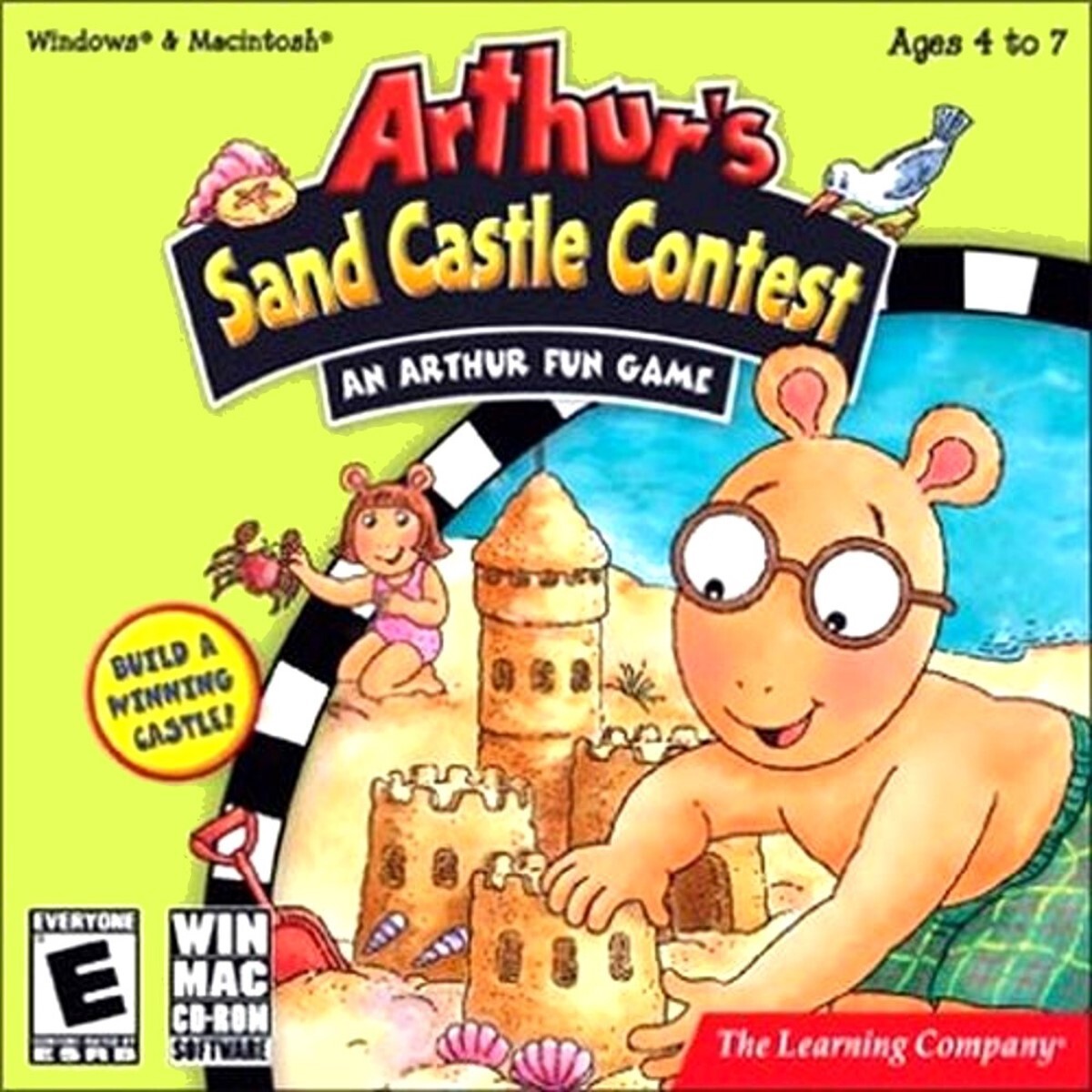 Arthur’s Sand Castle Contest Edutainment Age 4-7 The Learning Company New Sealed