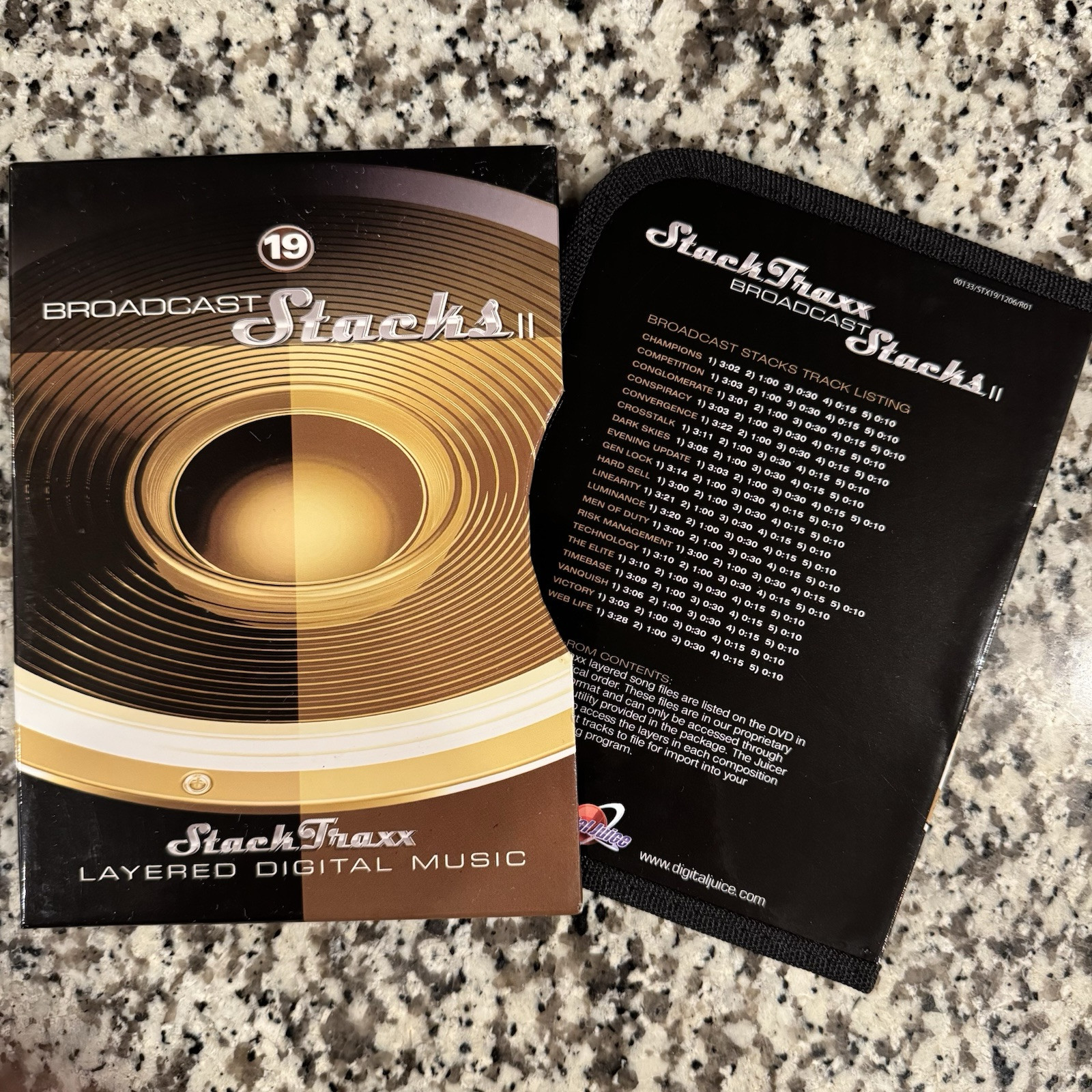 Digital Juice Stacks StackTraxx (Lot of 26) Stack Tracks Layered Digital Music