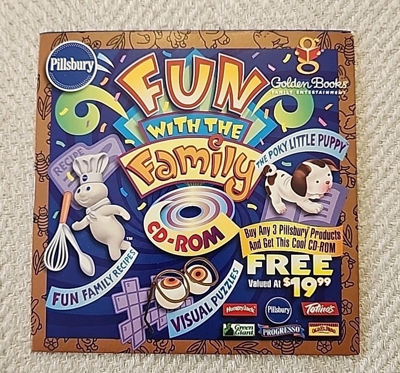 Vintage CD DVD-ROM ~ Jackie Chan Asteroids Pillsbury Goofy Shrek Clue AOL ~ NIP
