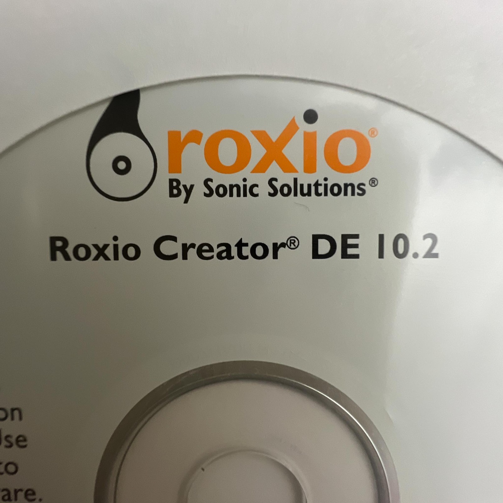 Roxio Creator DE 10.2 CD Sonic Solutions Disc CD DVD Burning Sealed New