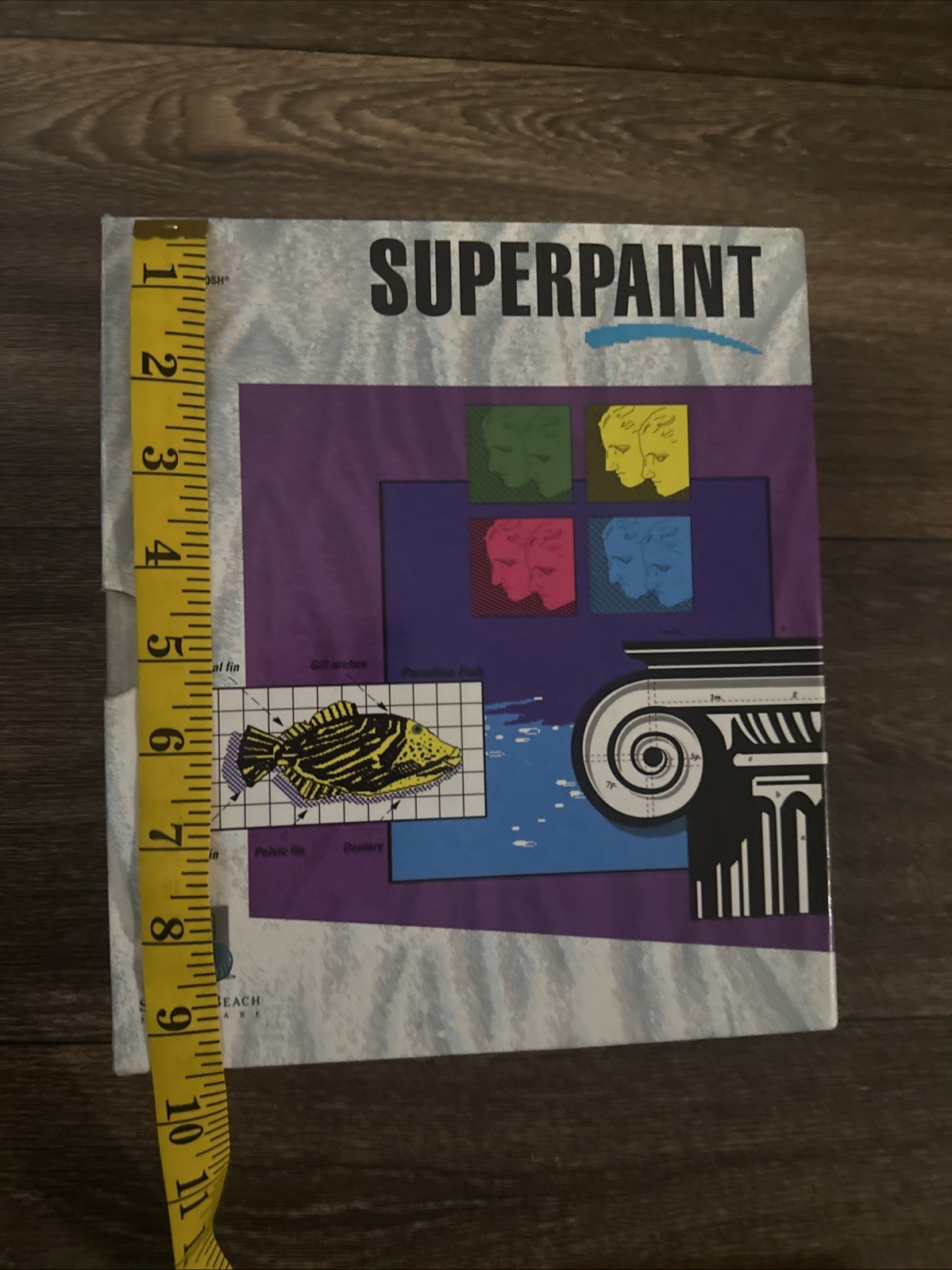 SUPERPAINT Silicon Beach Software (1988) for Apple Macintosh(2 Floppy Discs)