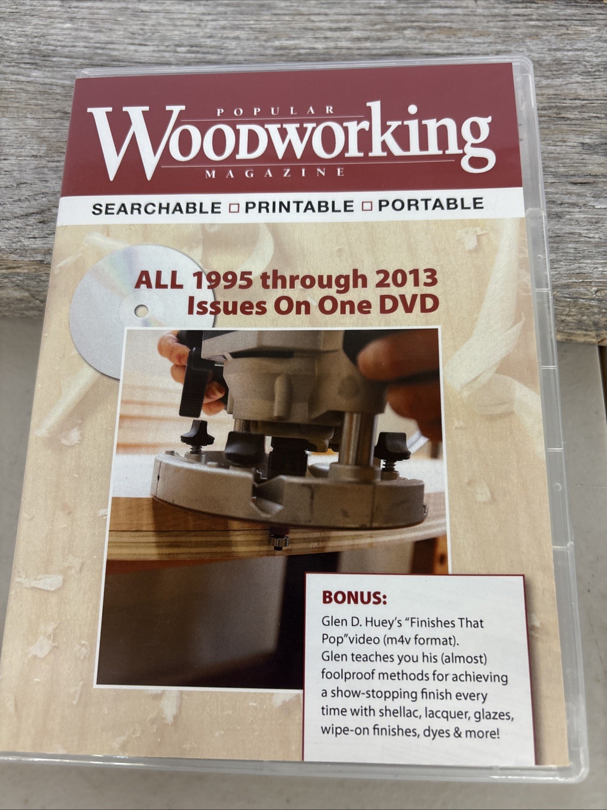 Popular Woodworking Magazine All 1995 Through 2013 Issues (19 Years) on one DVD