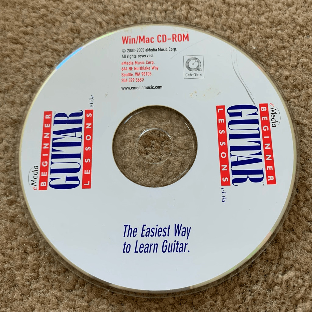 eMedia Beginner Guitar Lessons Win/Mac CD-ROM 2003-2005