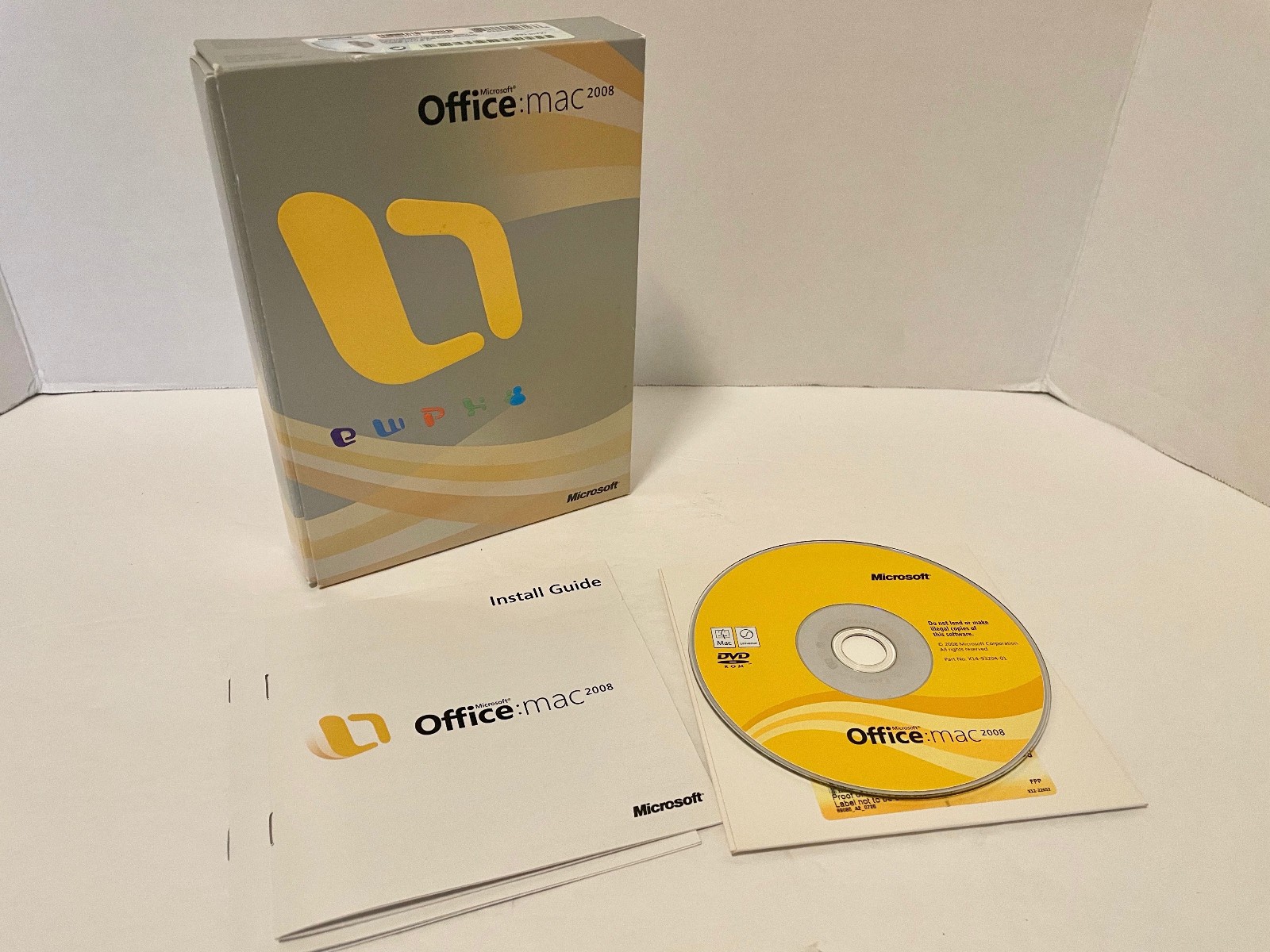 Microsoft Office Mac 2008 Standard Edition Full Retail with Product Key