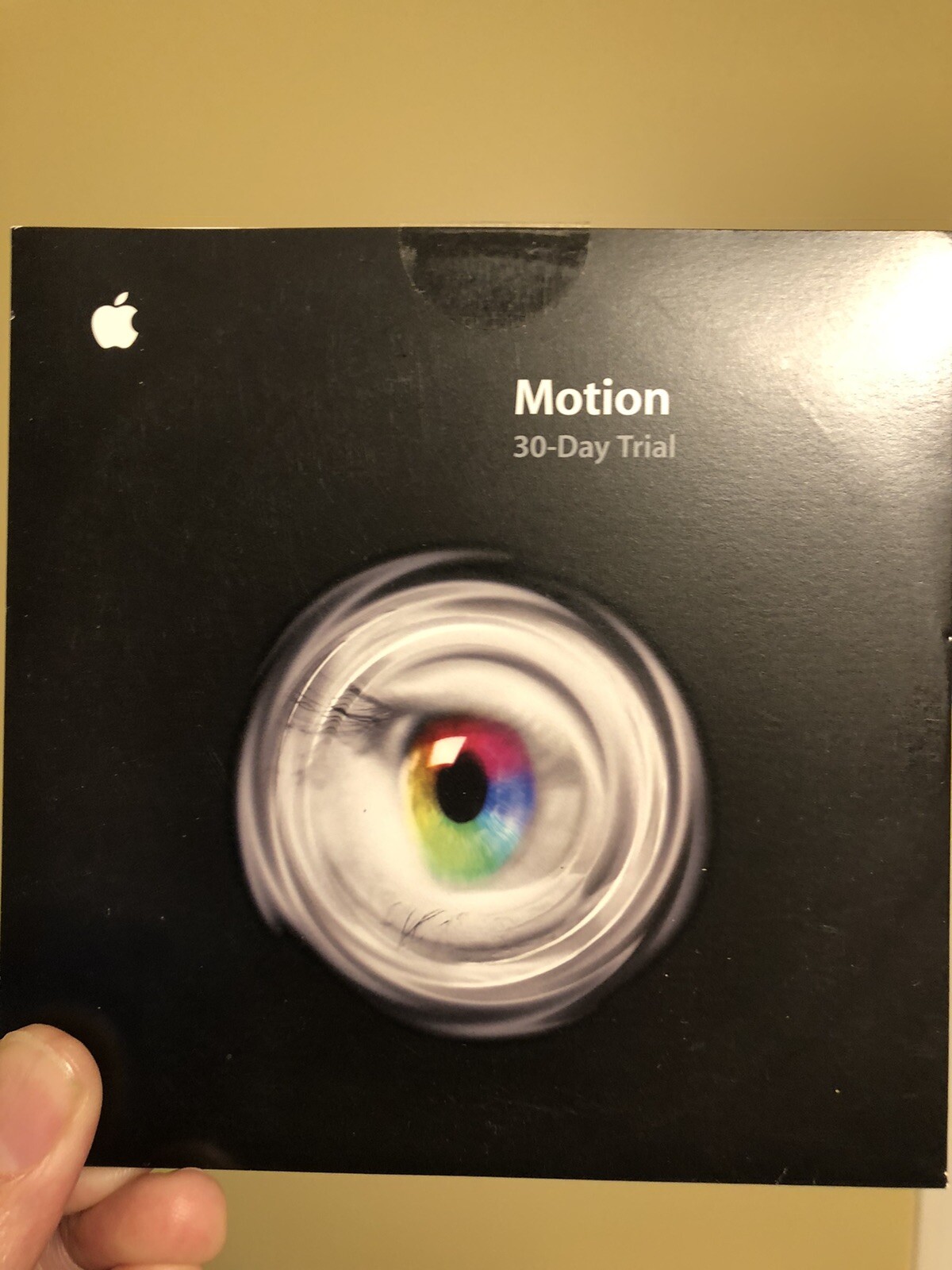 Apple Macintosh Motion DVD 30 day trial disc and sleeve Version 1.0.1