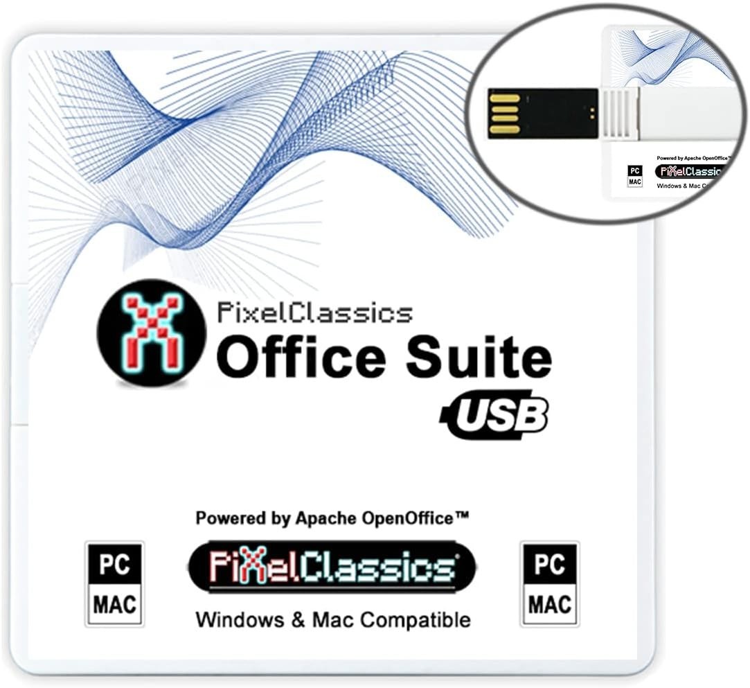 Complete Office Suite 2025 on USB with Free Lifetime Updates for Windows & Mac