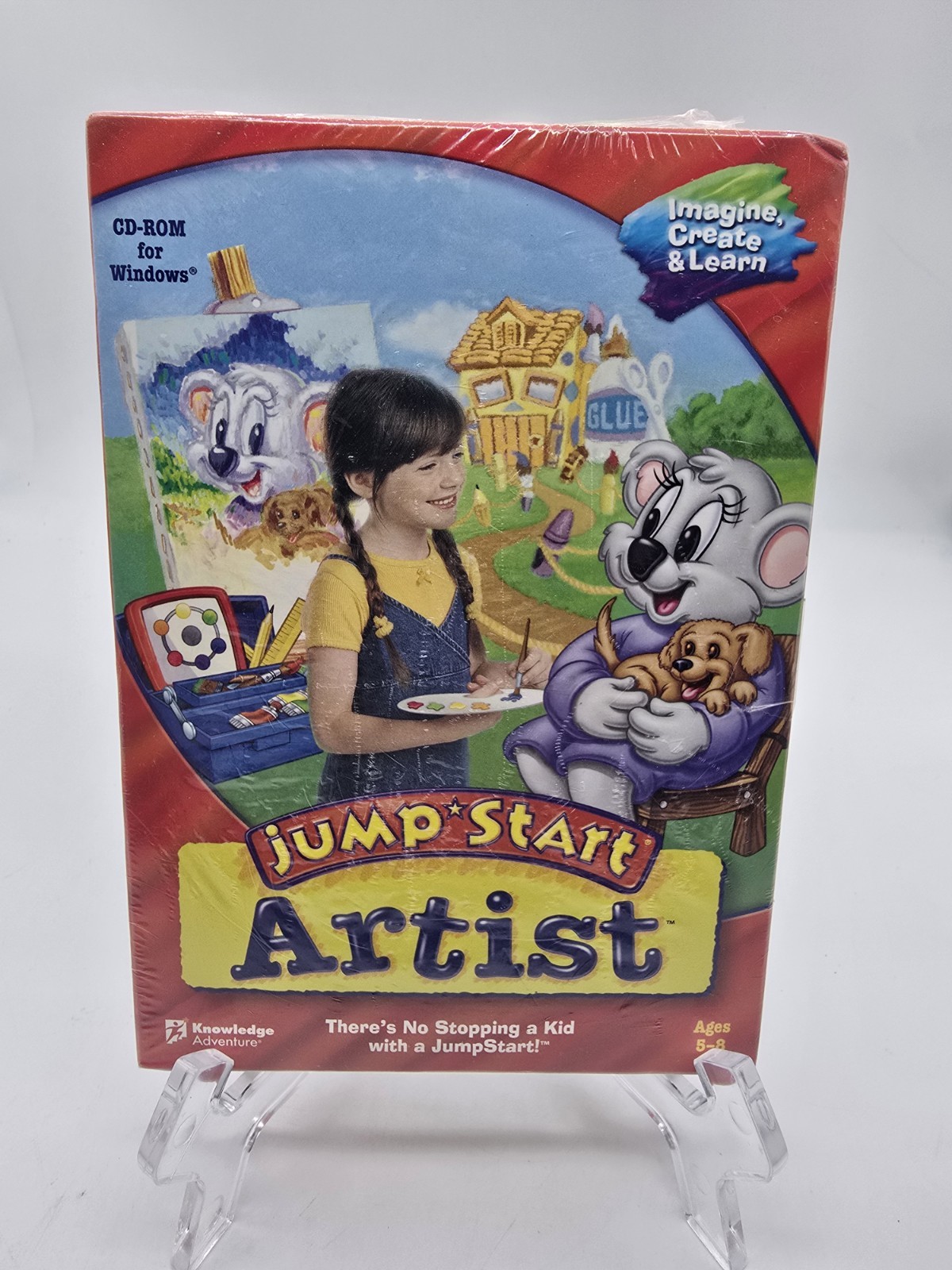 JumpStart Artist Pc New XP Arts Crafts Famous Art Long Box New Like Sega Rare