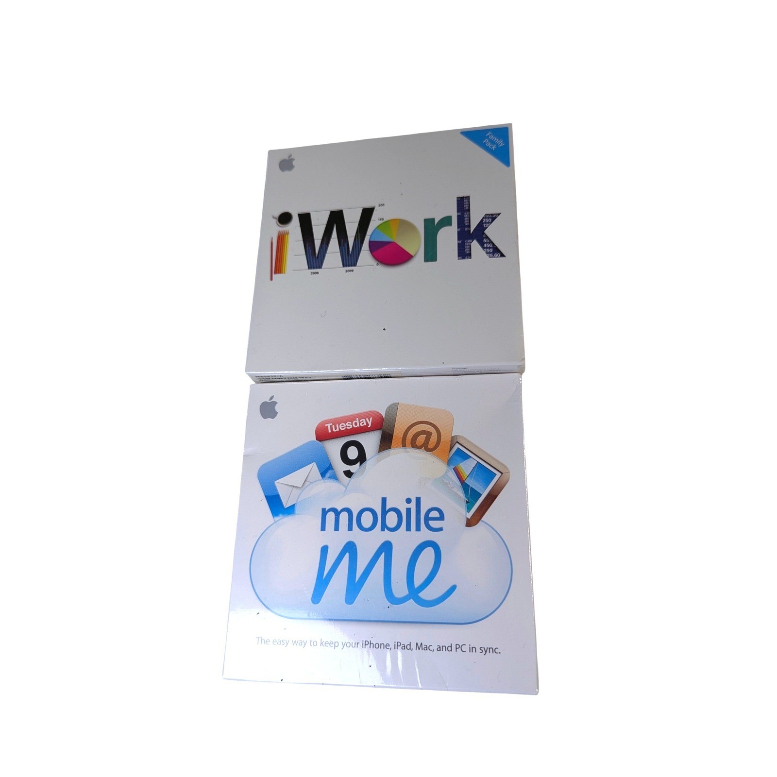 Apple iWork ’09 Family Pack OS X White Sealed MB943Z/A w MobileMe