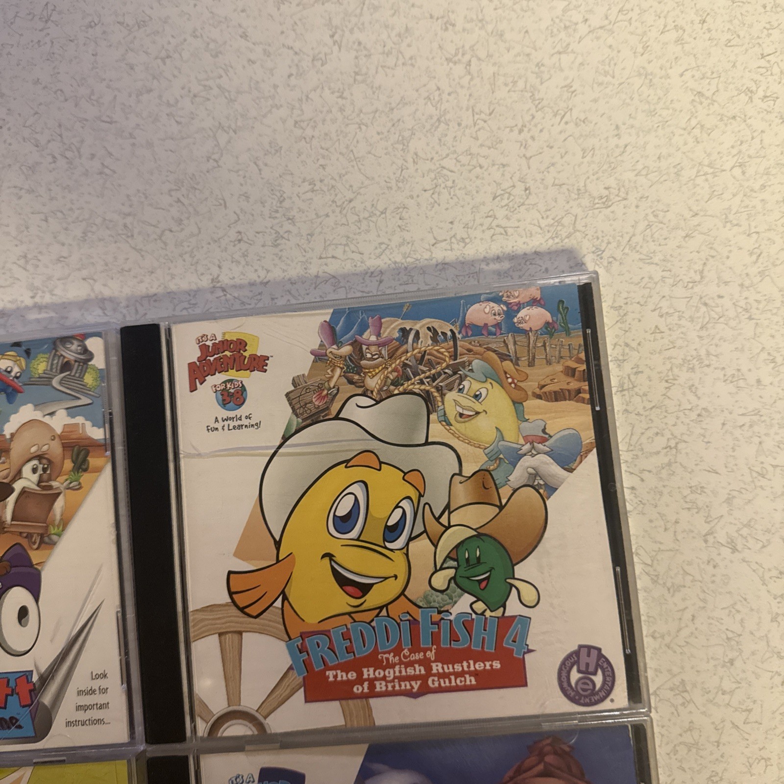 Putt-Putt Travels Freddi Hogfish + Haunted + Land Before + Arcade 5 Cd Rom Lot