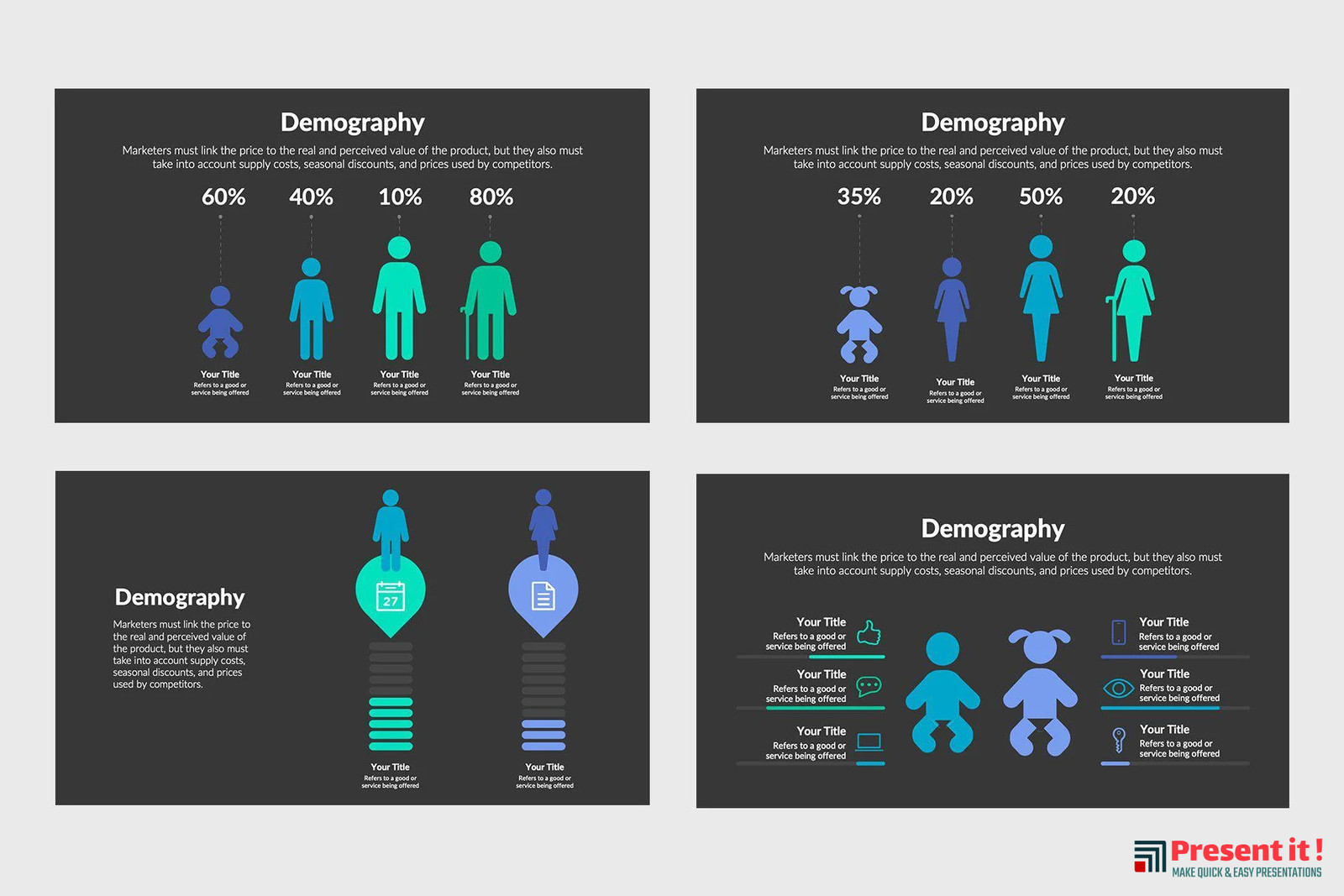 Demographic Infographic Templates