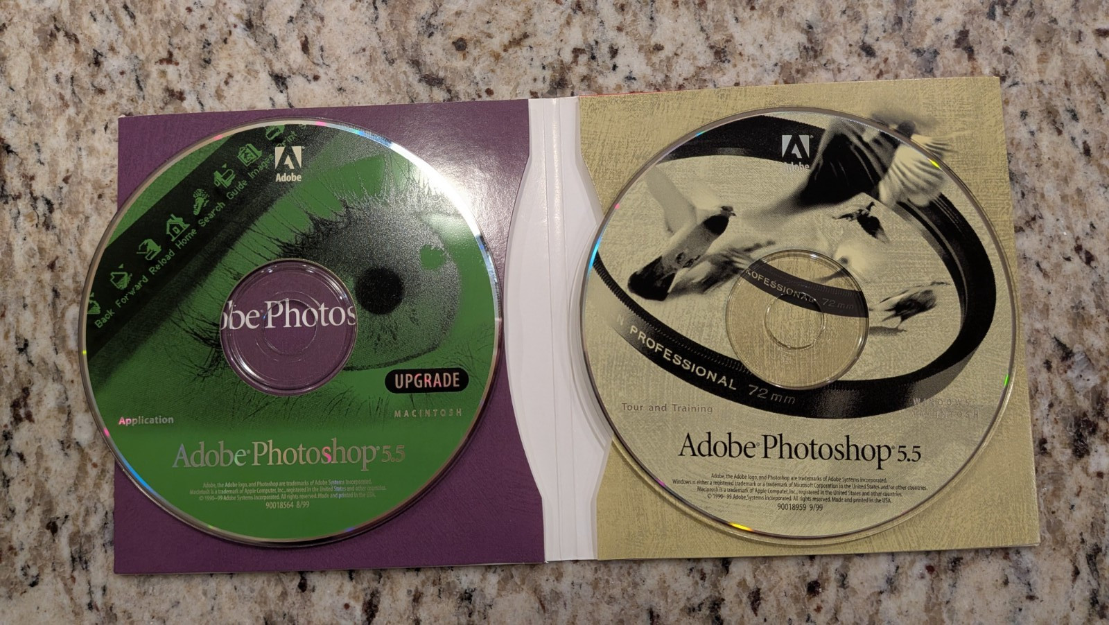 Adobe Photoshop 5.5 Upgrade Apple New with Serial Number