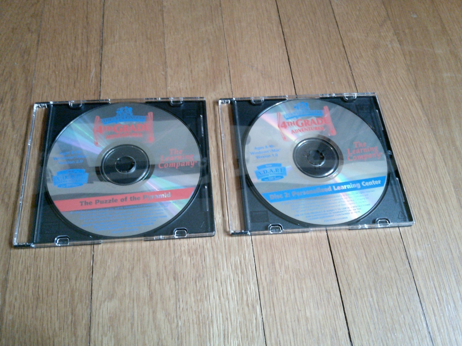 Cluefinders 4th Grade Adventures Ages 8 – 10+ The Learning Company 2 Discs