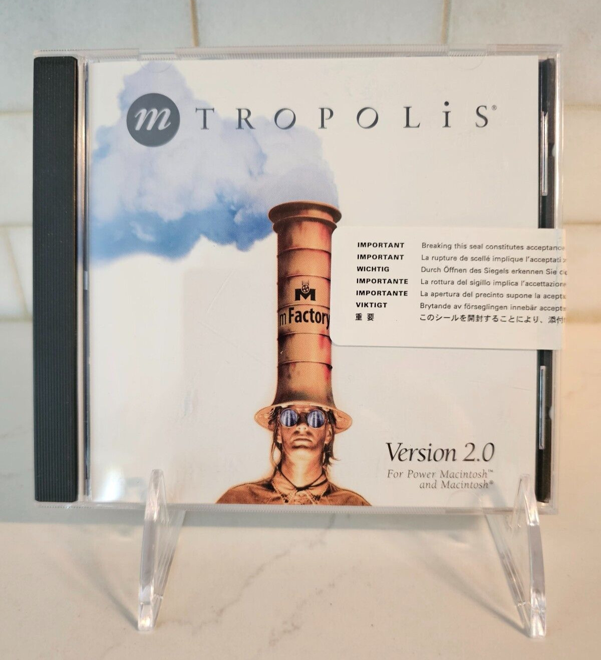 RARE VINTAGE m Tropolis 2.0 Multimedia Authoring Tool Software for Macintosh