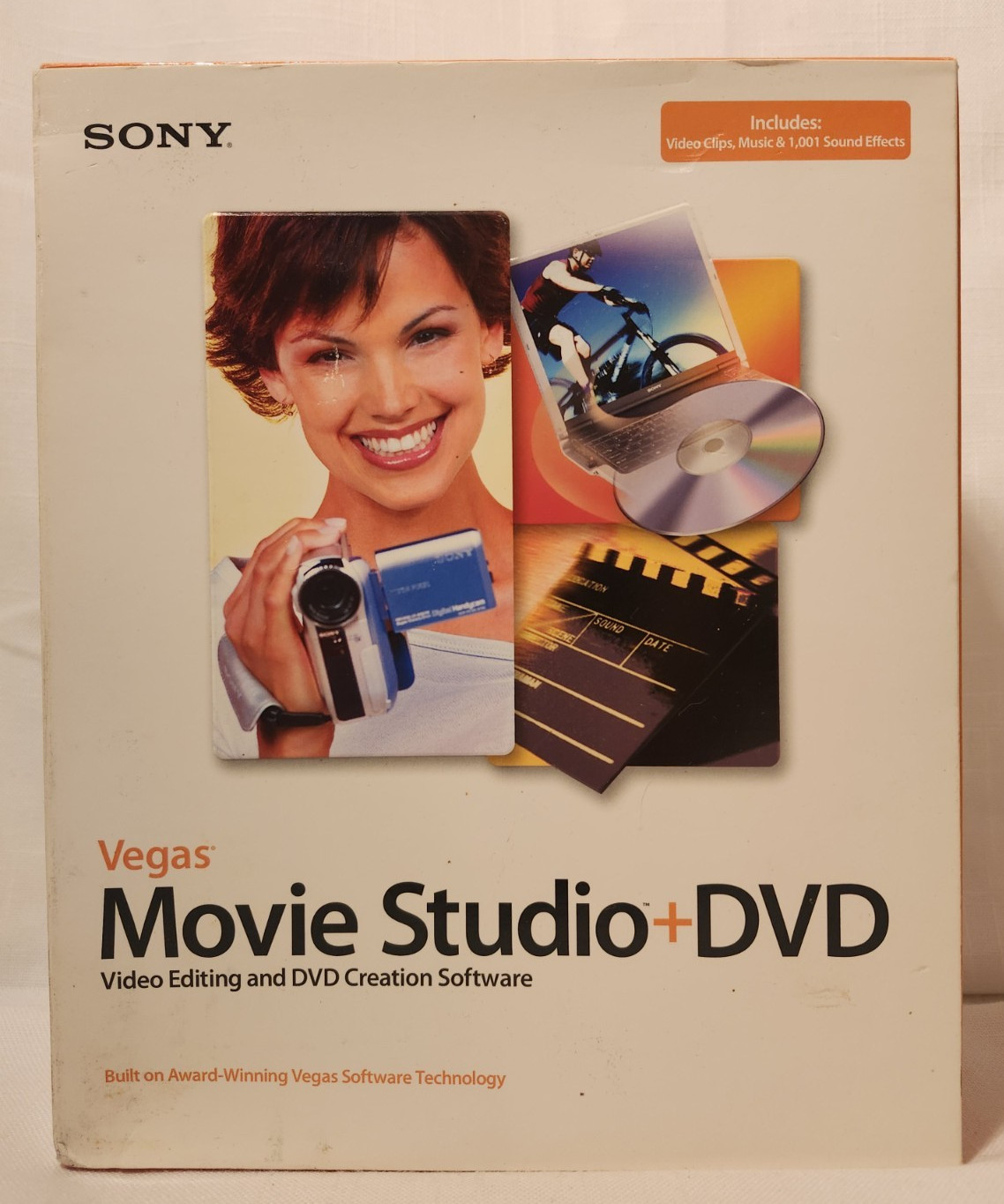 Sony Vegas Movie Studio + DVD – Video Clips Music & 1001 Sound Effects