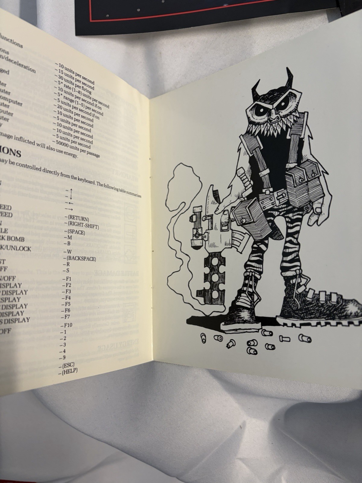 Deep Space 512K Commodore Amiga Manual Poster and Book RARE FIND