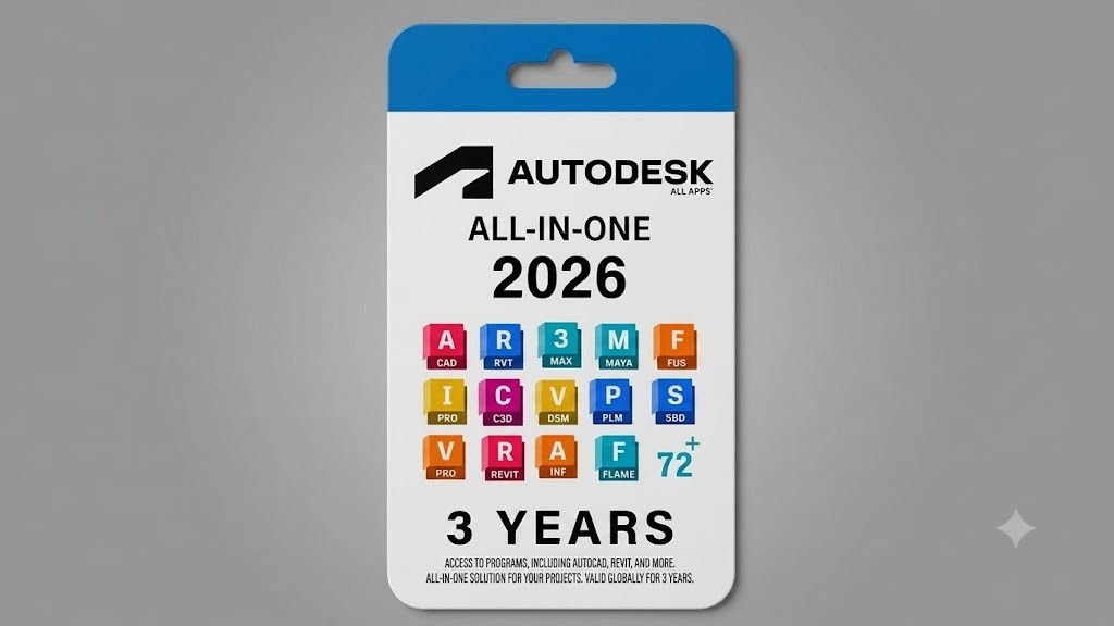 Autodesk Apps Collection 2026 (PC, Mac) (1 User, 3 Years) German