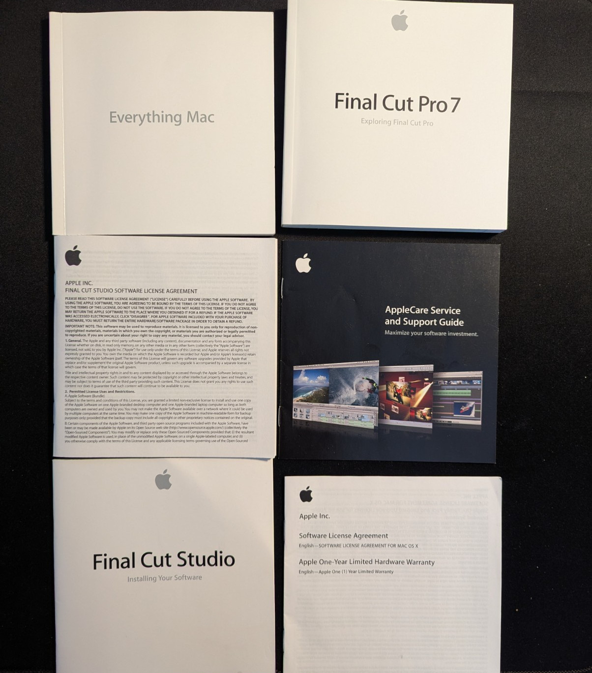 Apple Final Cut Studio HD MB642Z/A Complete Box Set Final Cut Pro 7 7 DVDs
