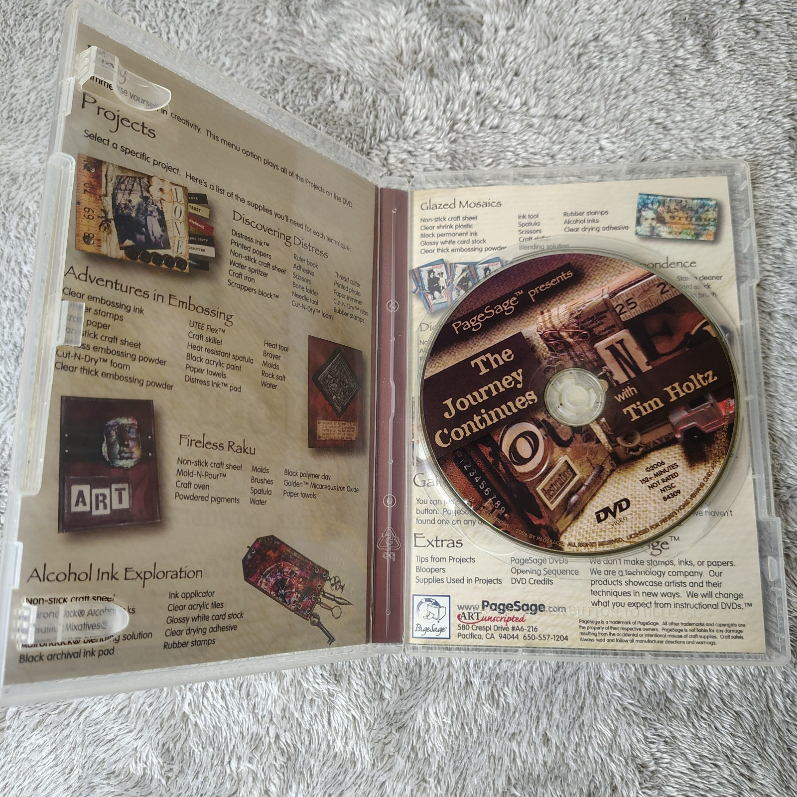 TIM HOLTZ DISTRESSABLES CD Lot with DVDs 5 total Scrapbooking Cardmaking Design