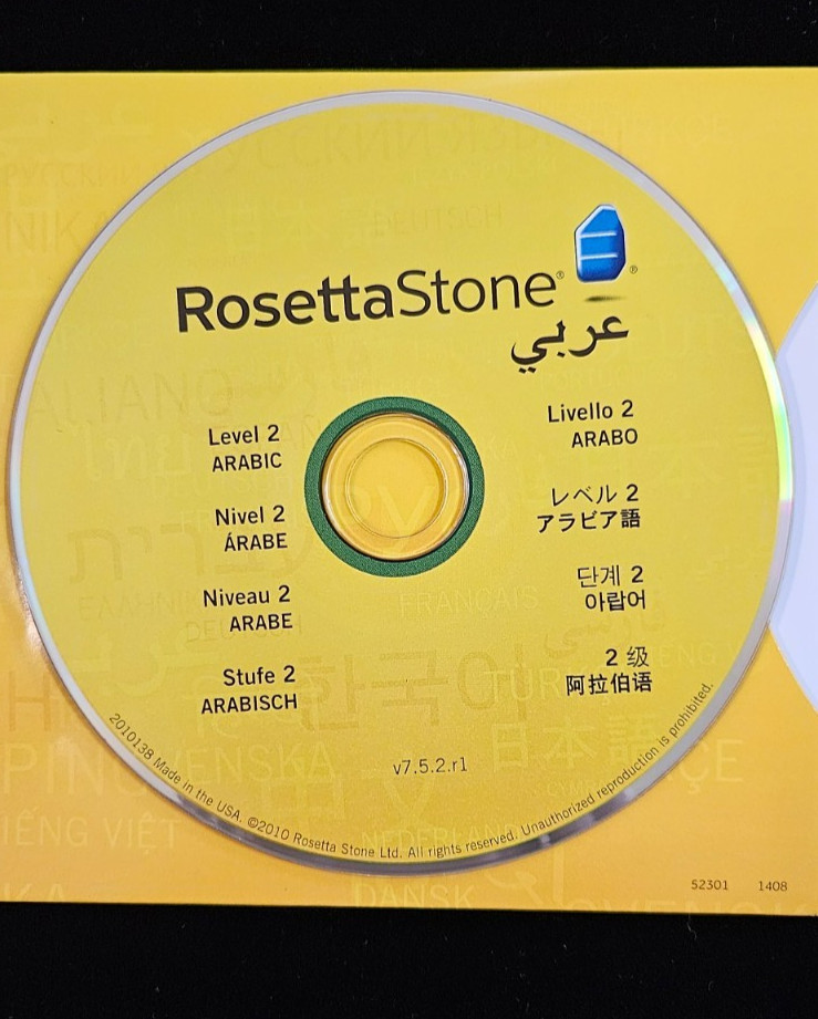 Rosetta Stone Arabic, Level 1, 2 & 3, Version 4, No headphones