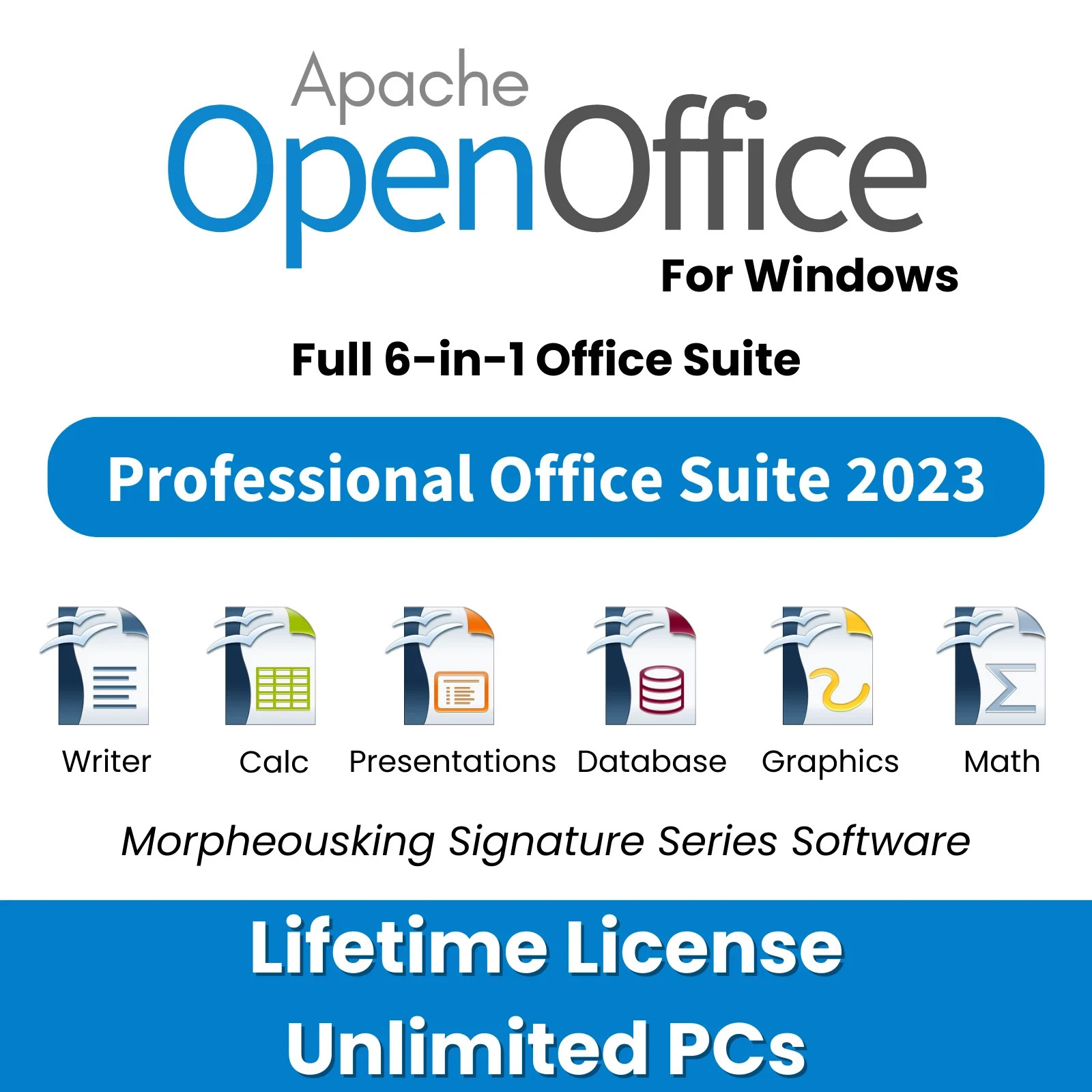 Open Office Software Suite for Windows-Word Processing Home Student – Deluxe CD