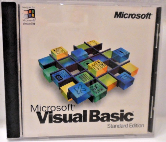 Microsoft Visual Basic Standard Edition for Windows 95 CD-ROM with CD Key (1995)