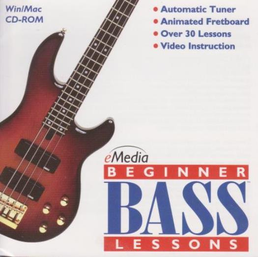 Beginner Bass Lessons PC MAC CD learn how to play guitar stringing tuning etc!