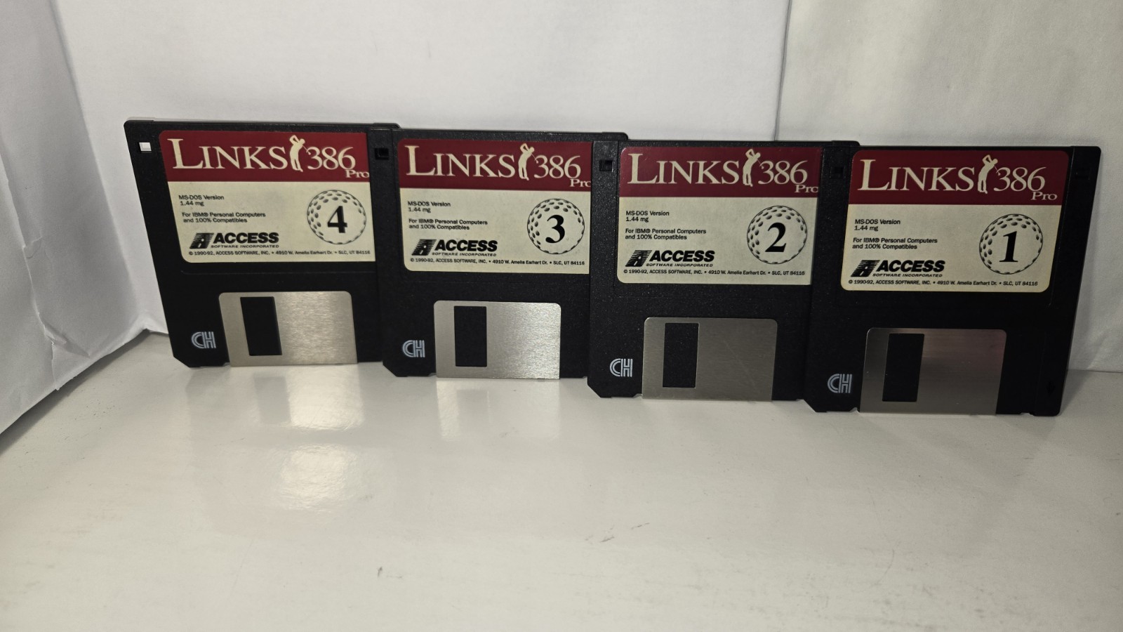 Links 386 Championship Course Access Softwr Belfry Pebble Beach 3.5″ Floppy Disk