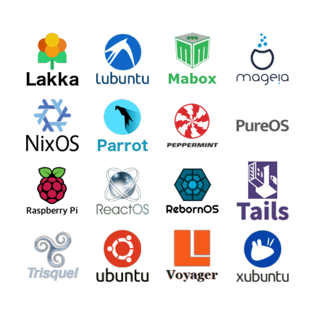 100 in 1 Linux Distro Mega Pack Collection Multiboot Live USB 512GB