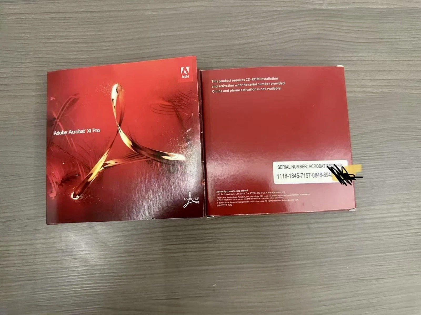Adobe Acrobat XI Pro Full Version (For 2PCs) Permanent Version for Windows DVD