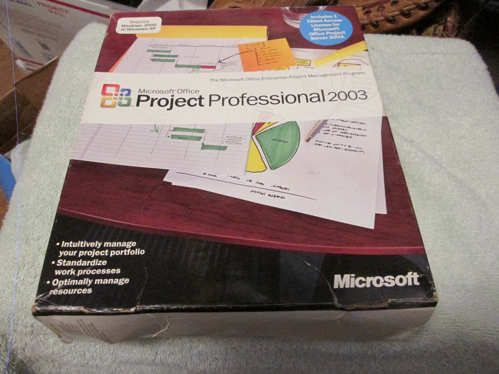 Microsoft Office Project Professional 2003 WIN32 English AE CD for Win. 2000/XP