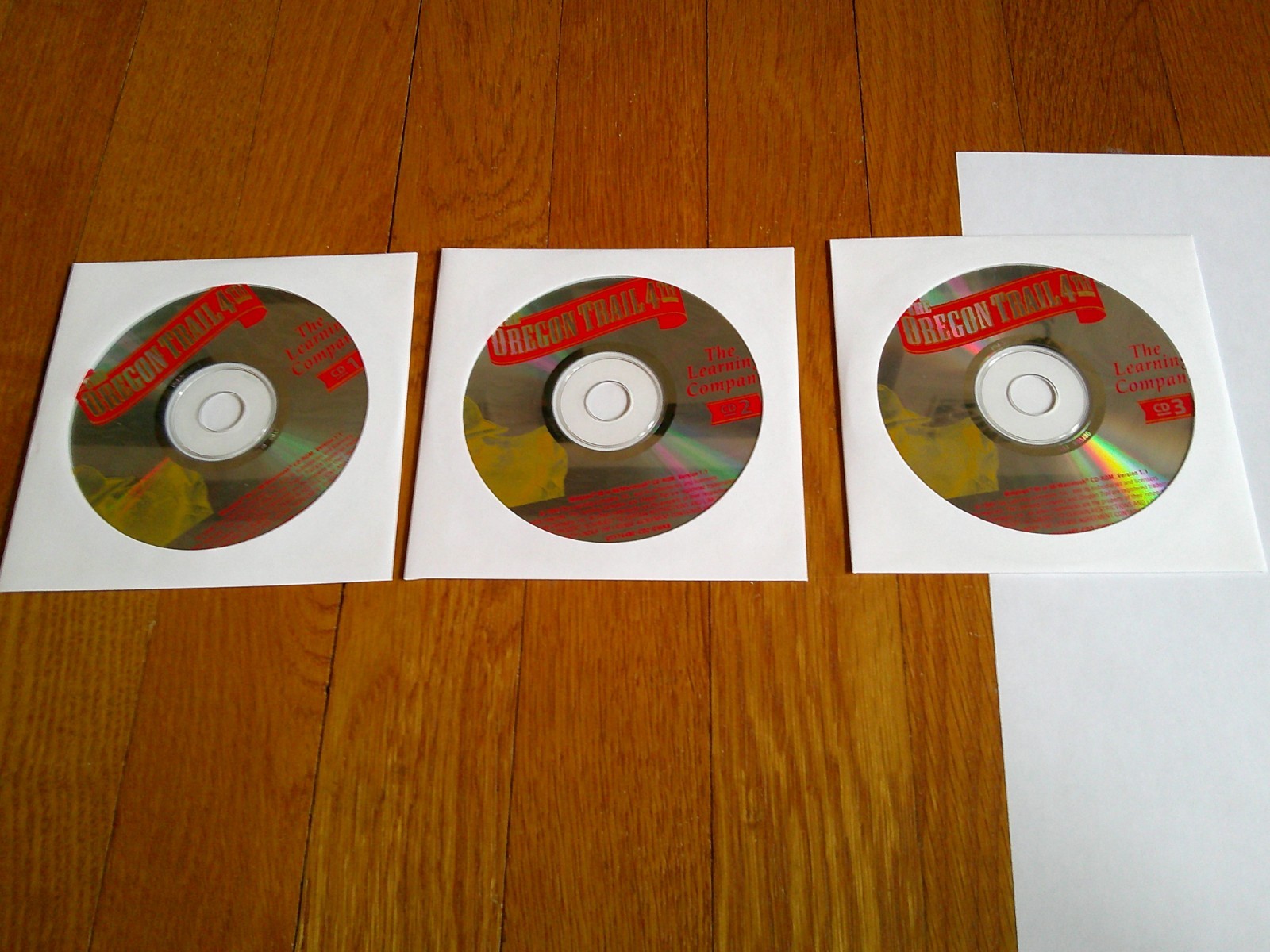 The Oregon Trail 4th Edition The Learning Company for PC – 3 CD ROM set 1999