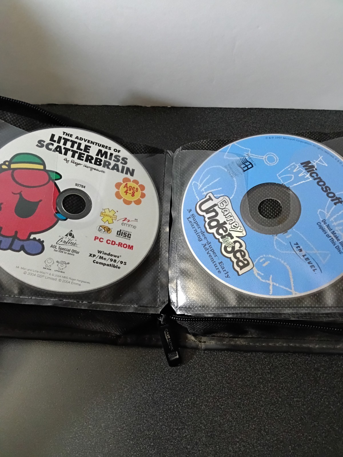 Case of Children Educational CD-ROM Game Lot
