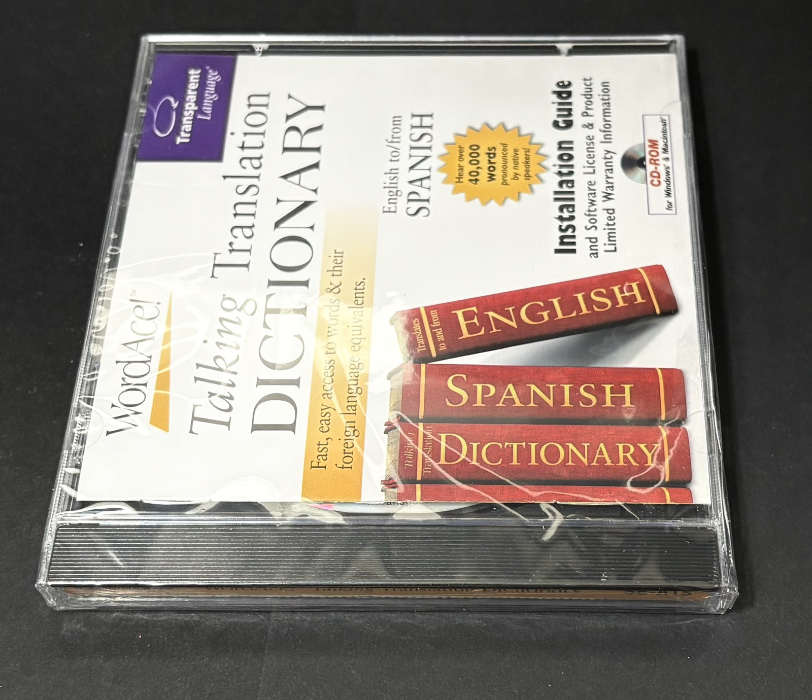 WordAce! Talking Translation Dictionary English to/from German CD-ROM