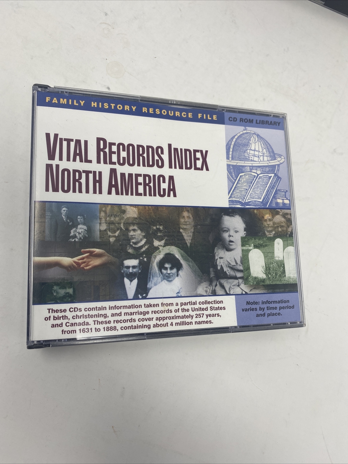 Family History Resource Vital Records Index CD British Isles & North America LDS