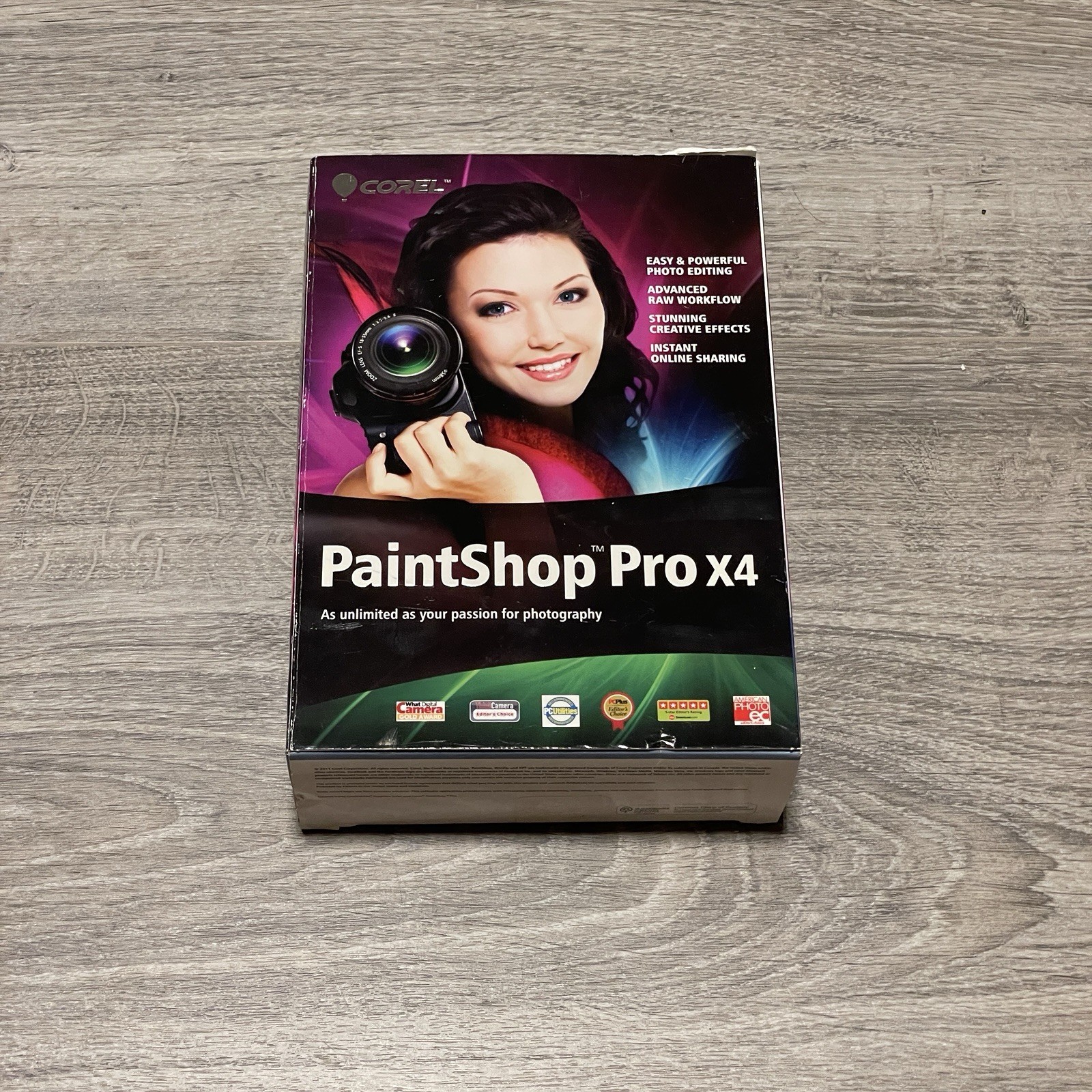 2011 Corel Paintshop Pro X4 Photo Editing Software BRAND NEW