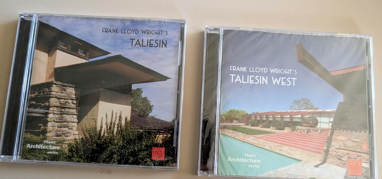 Frank Lloyd Wright’s Taliesin & Taliesin West • 2 Multimedia CD-ROM, New