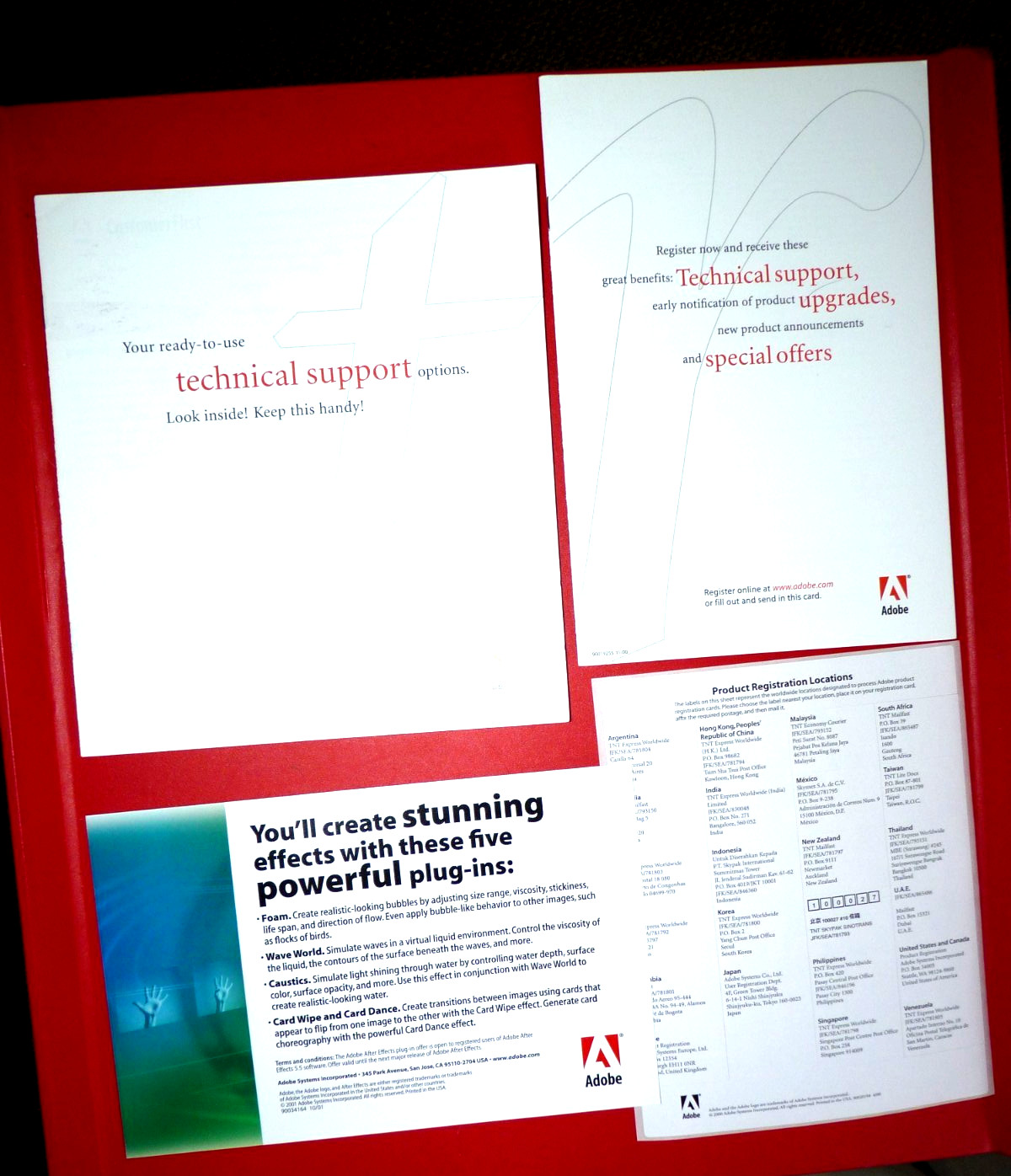 Adobe After Effects 5.5. Production Bundle Windows disc, manuals & training disc