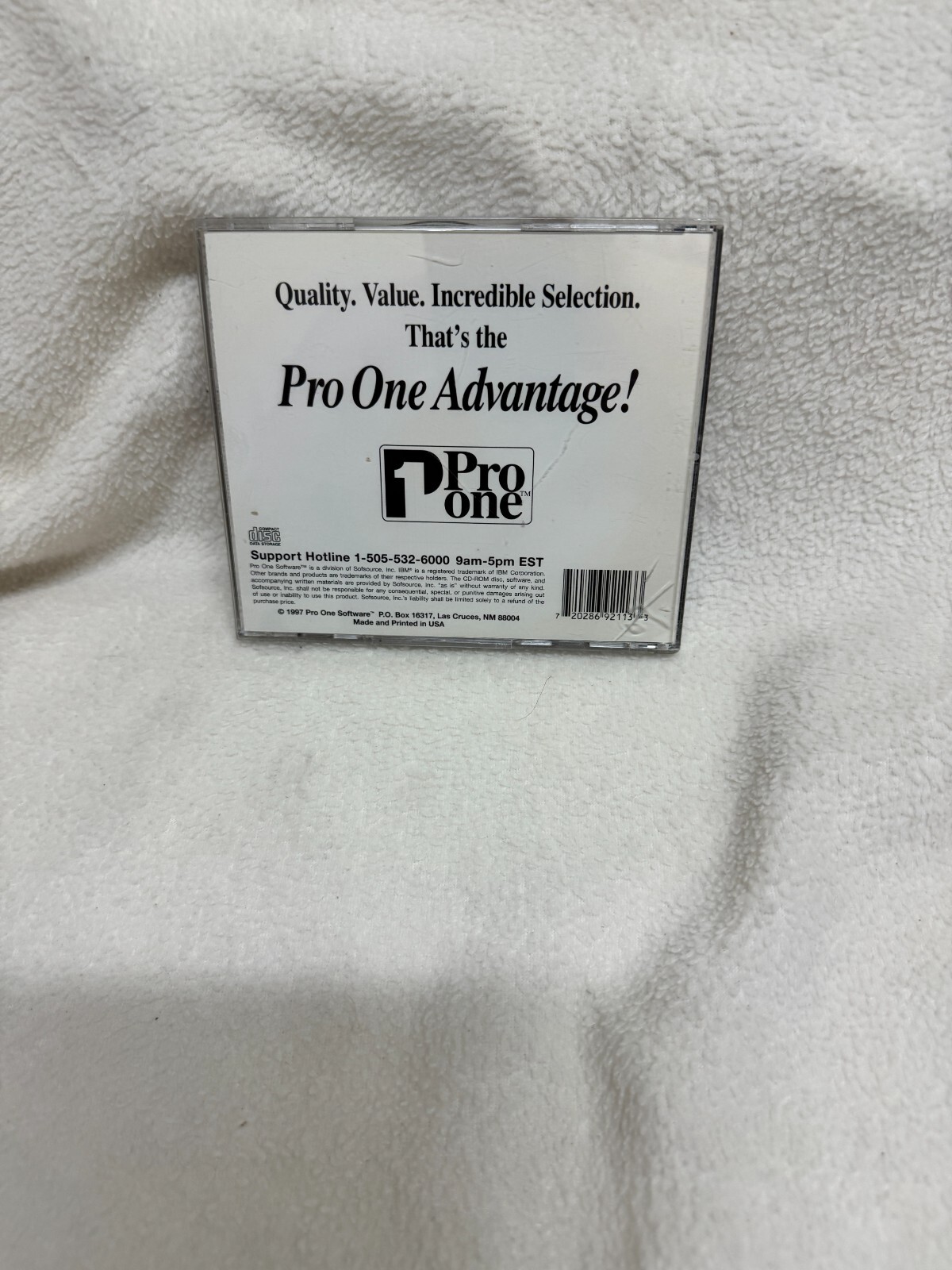 Pro One Multimedia Spanish – 1997 USED CD & JEWEL CASE IN VERY GOOD CONDITION!!!