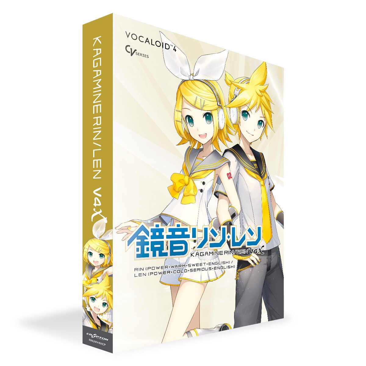 New Boxed Kagamine Rin/Len V4X English Bundle CRYPTON Vocaloid4 Japan with Code