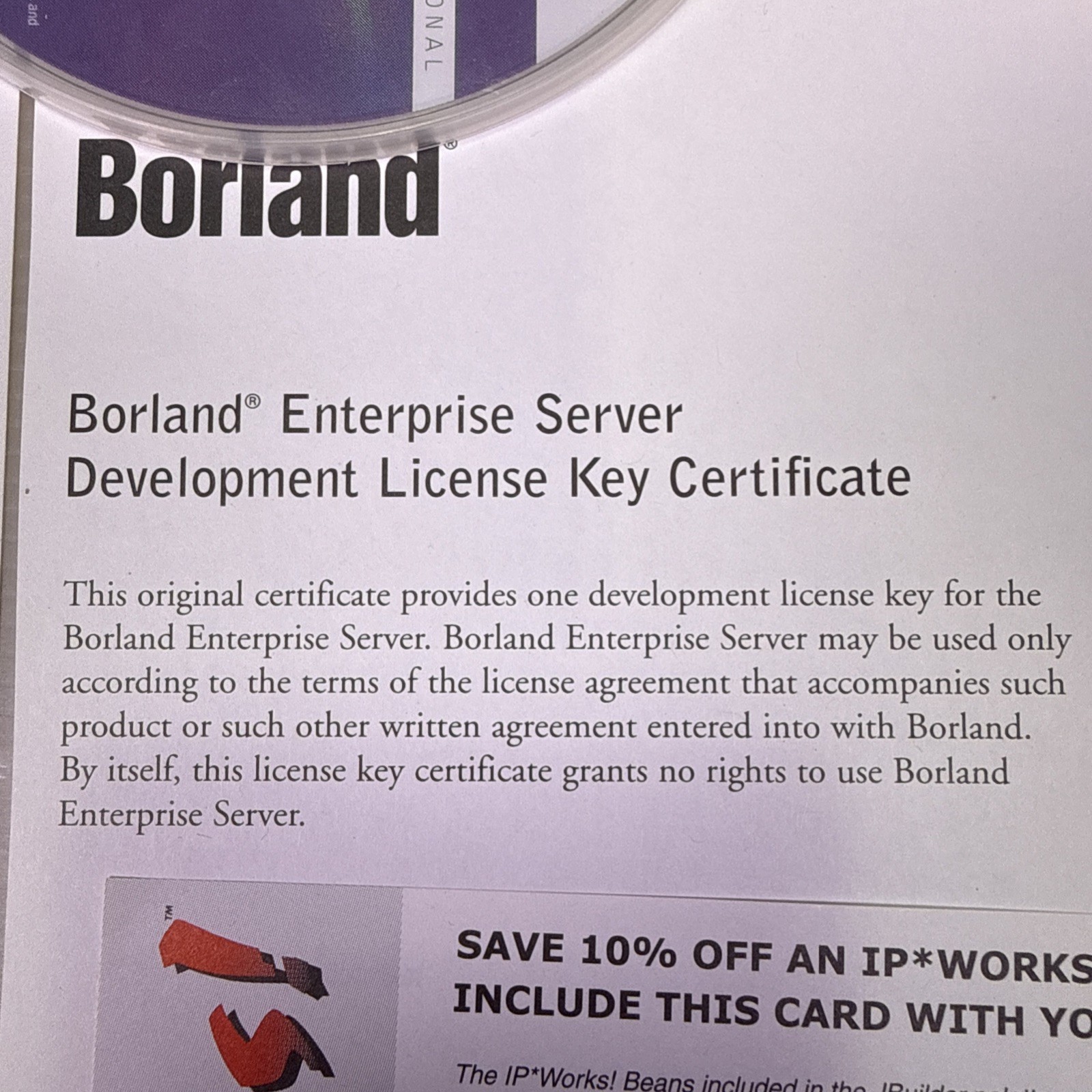 Vtg Borland JBuilder 6.0 Professional Java and Web Development Software Complete