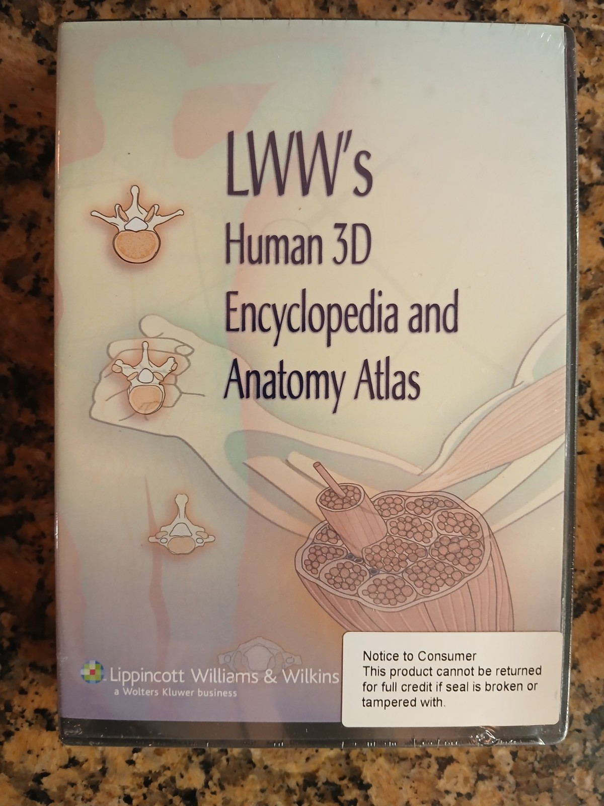 LWW’S Human 3D Encyclopedia & Anatomy Atlas 4 CD-ROM Set 2007 New Sealed