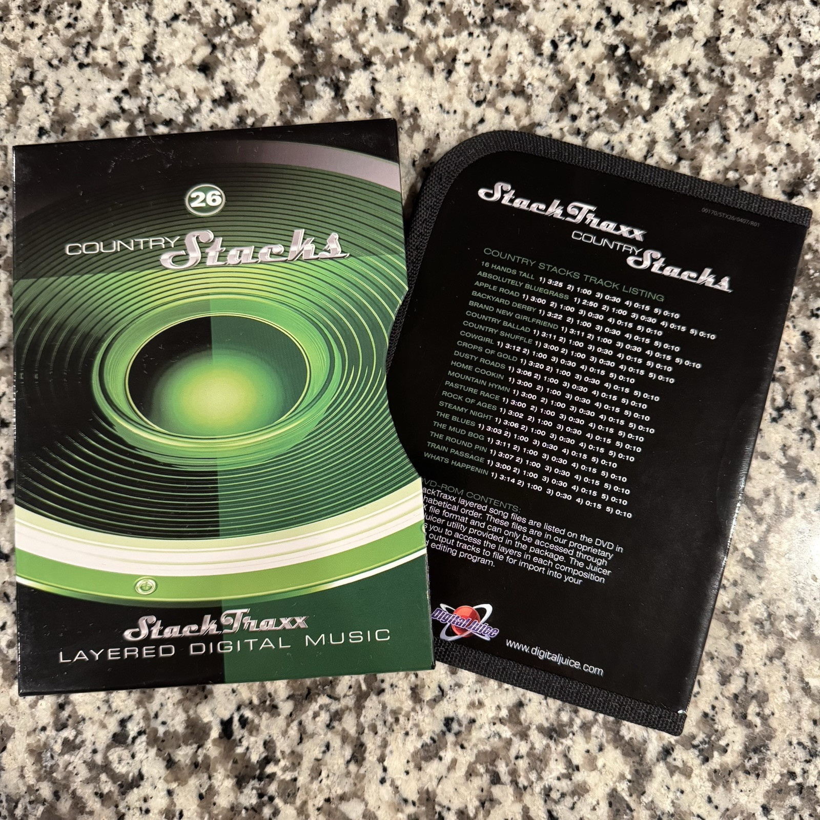 Digital Juice Stacks StackTraxx (Lot of 26) Stack Tracks Layered Digital Music