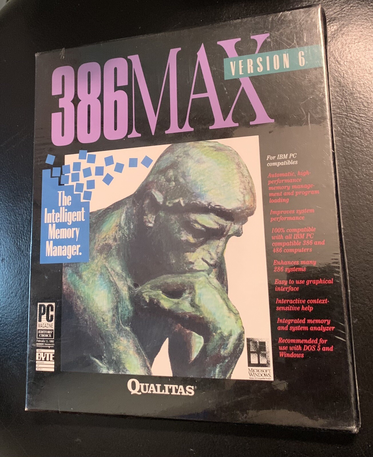 Qualitas 386Max Version 6 Memory Management Software 286 486 New And Sealed
