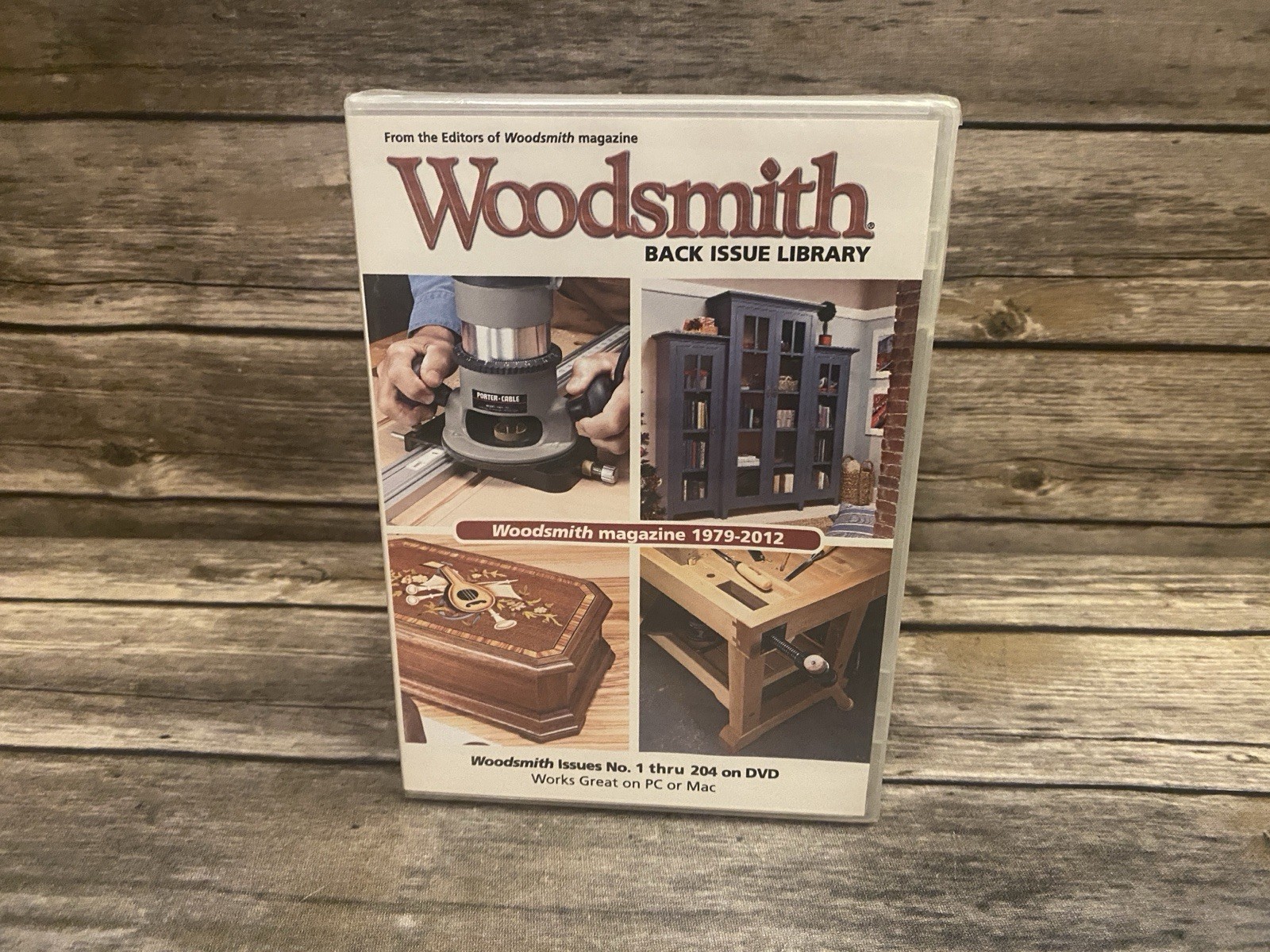 Woodsmith Back Issue Library 1 Thru 204 1979-2012 DVD-Rom PC or Mac New Sealed