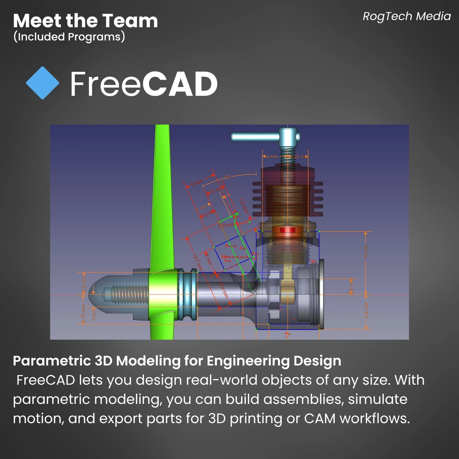 3D 2D CAD Computer Aided Design Software App Latest Full Application for Windows
