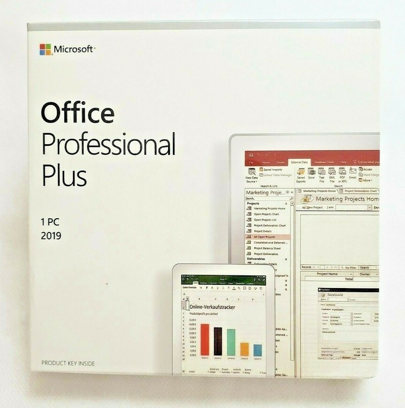 Microsoft ​Office 2019 Professional Plus – DVD – New Sealed Retail Package