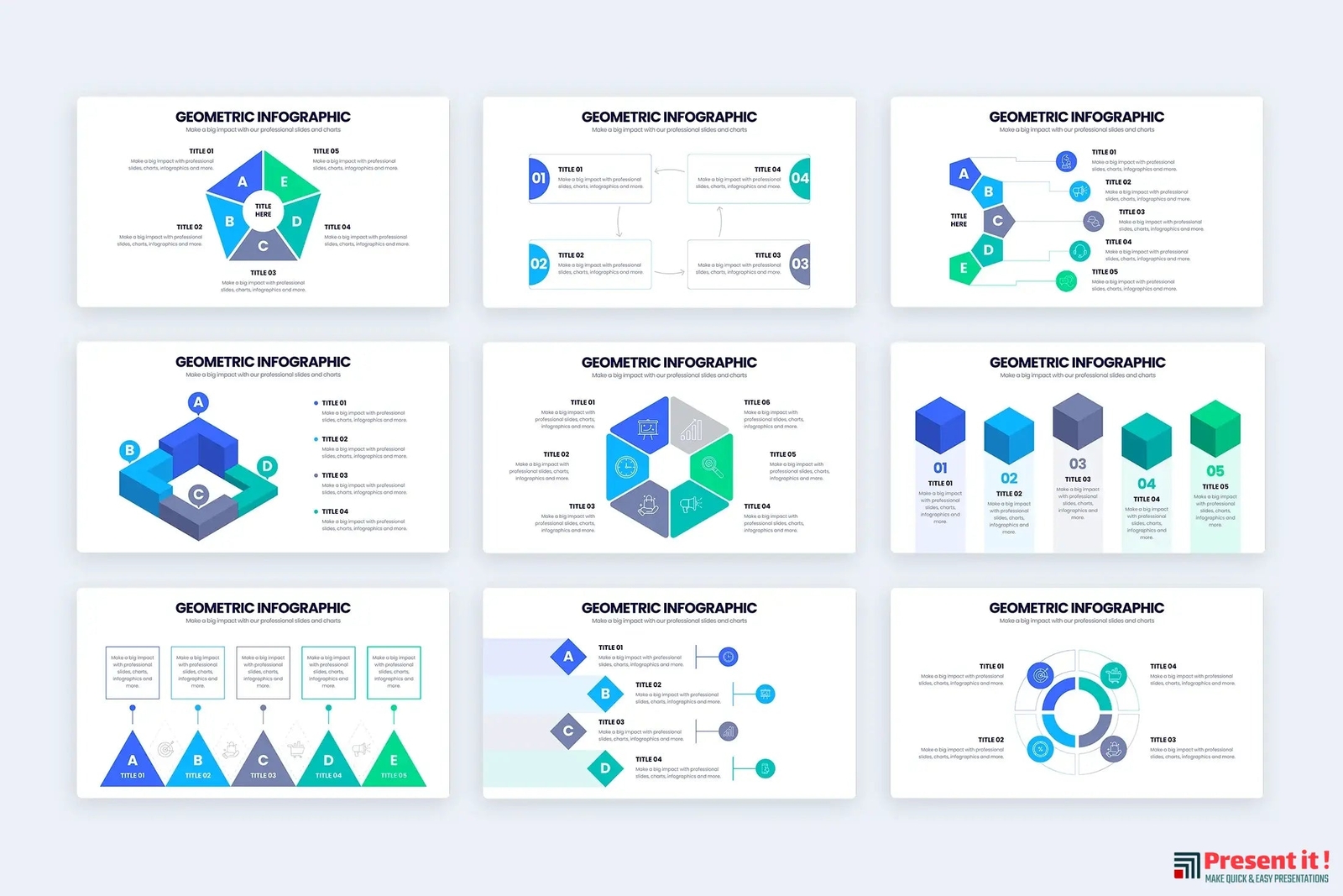 Geometric Infographic | Premium Infographics